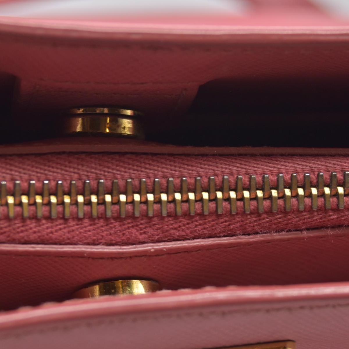 $4500 Prada Saffiano Lux Large Galleria Double Zip Tote Pink