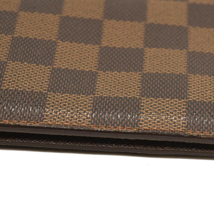 Louis Vuitton  Damier Ebene Porte-Cartes Credit Yen Checkbook Wallet CA0025