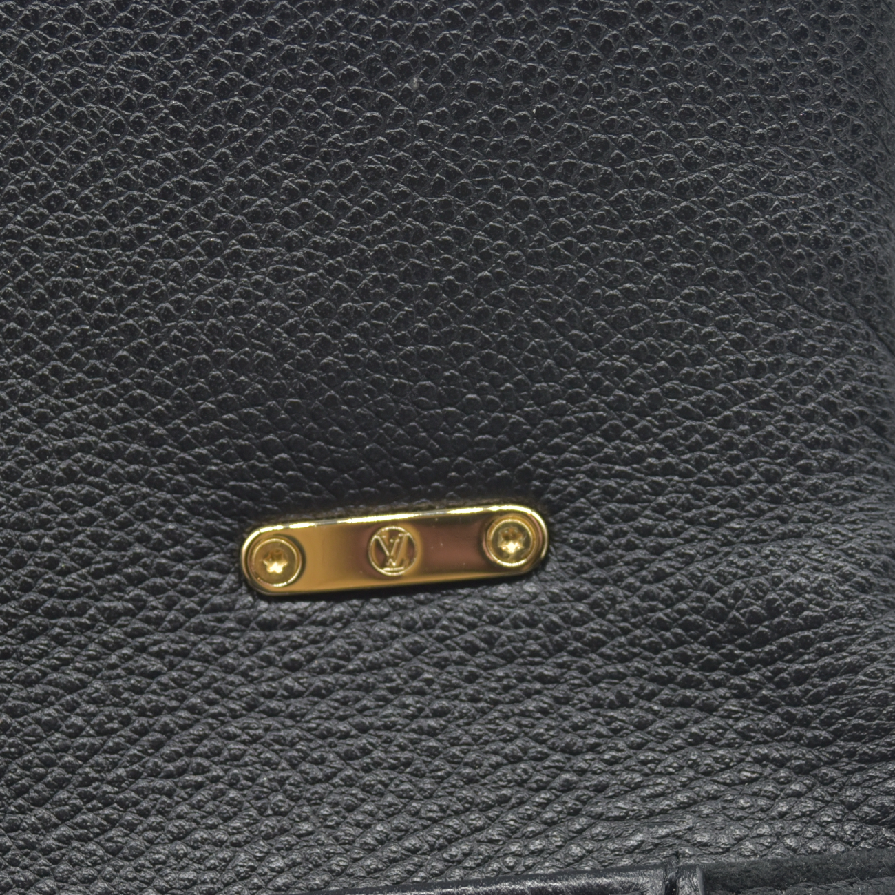 $2230 Louis Vuitton Empreinte Monogram Nano Madeleine Black