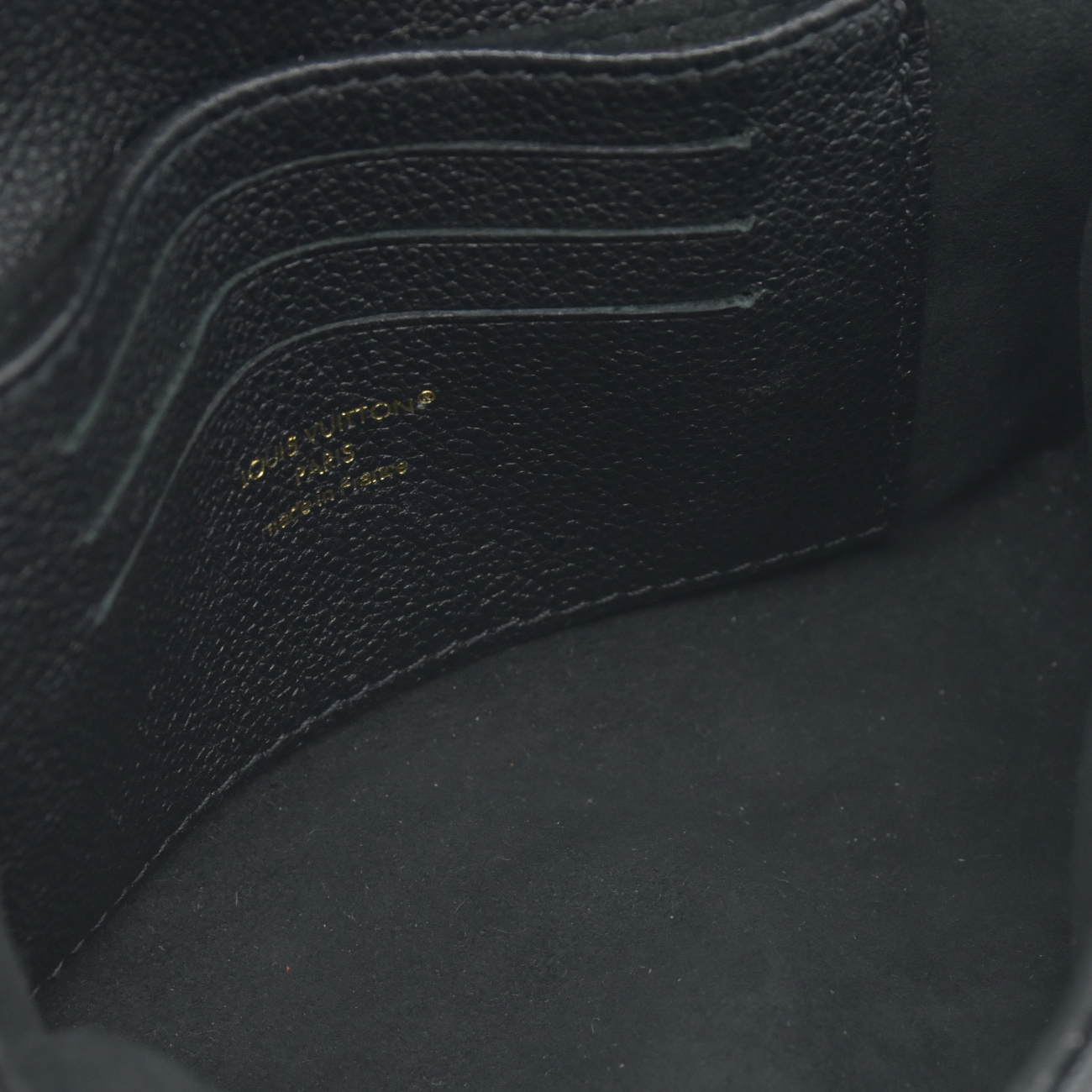 $2230 Louis Vuitton Empreinte Monogram Nano Madeleine Black