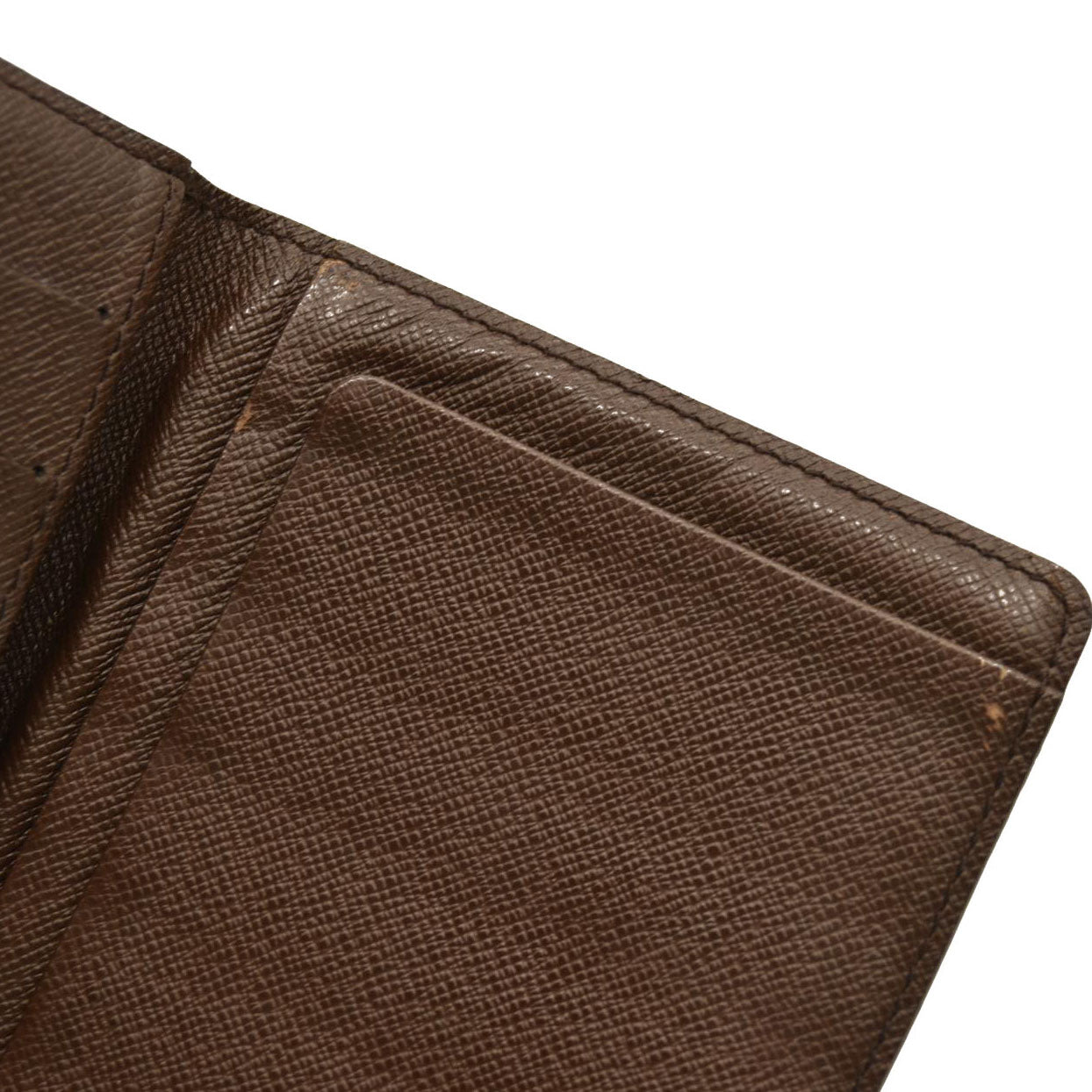 Louis Vuitton  Damier Ebene Porte-Cartes Credit Yen Checkbook Wallet CA0025