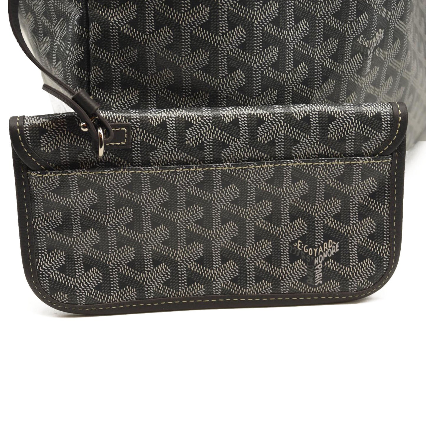 NEW GOYARD Goyardine Saint Louis PM Grey