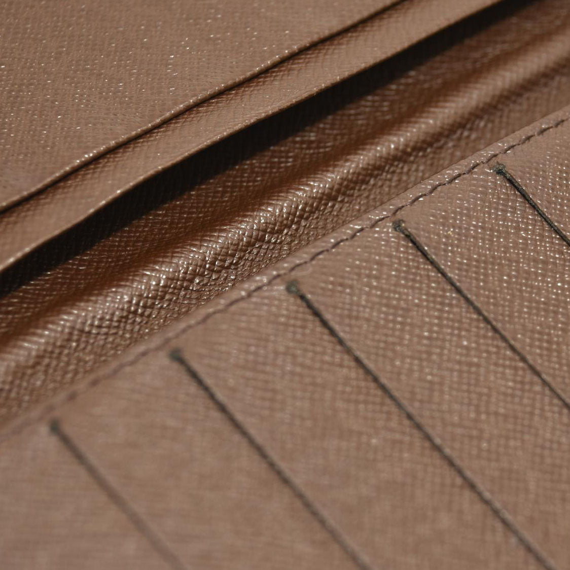 Louis Vuitton  Damier Ebene Porte-Cartes Credit Yen Checkbook Wallet CA0025