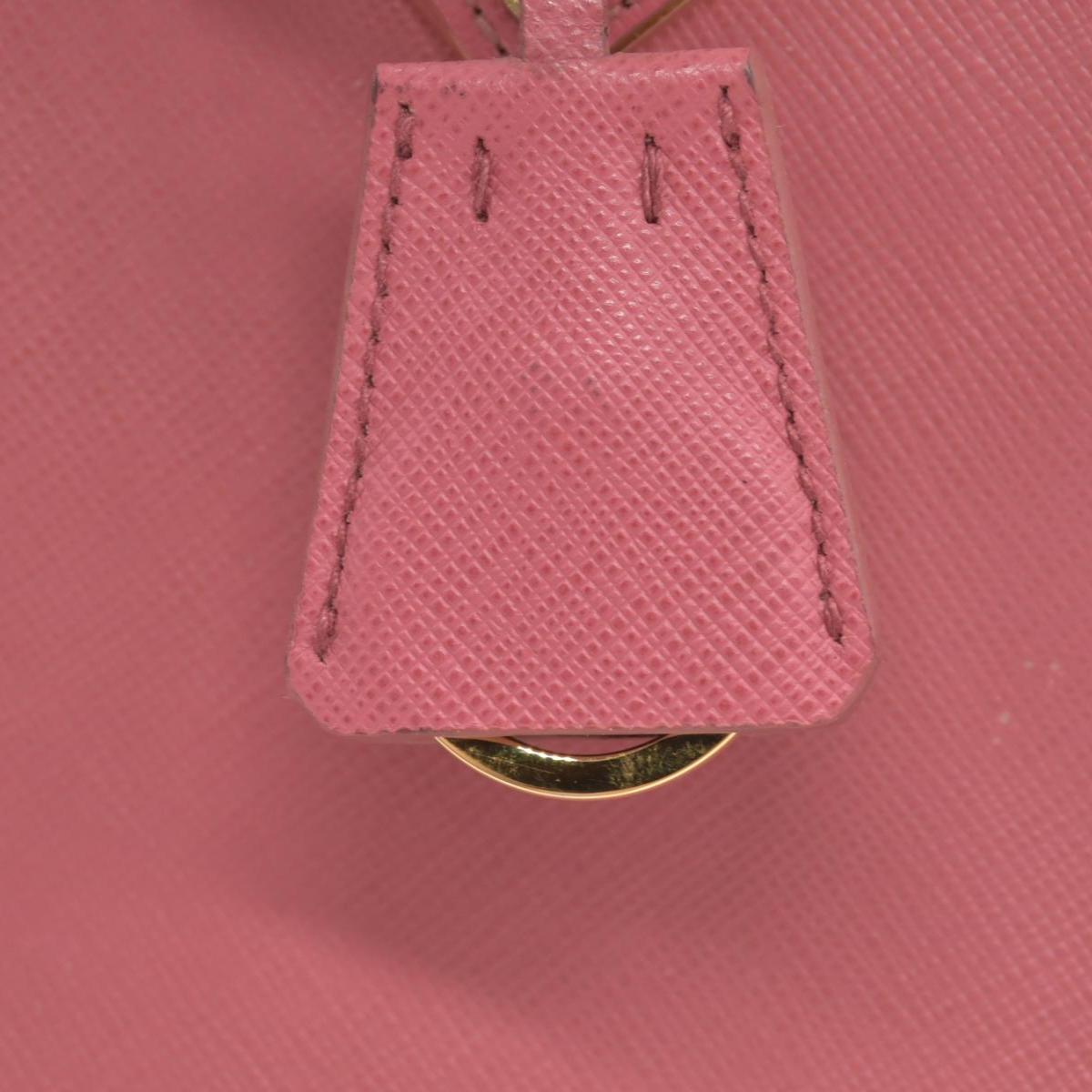 $4500 Prada Saffiano Lux Large Galleria Double Zip Tote Pink