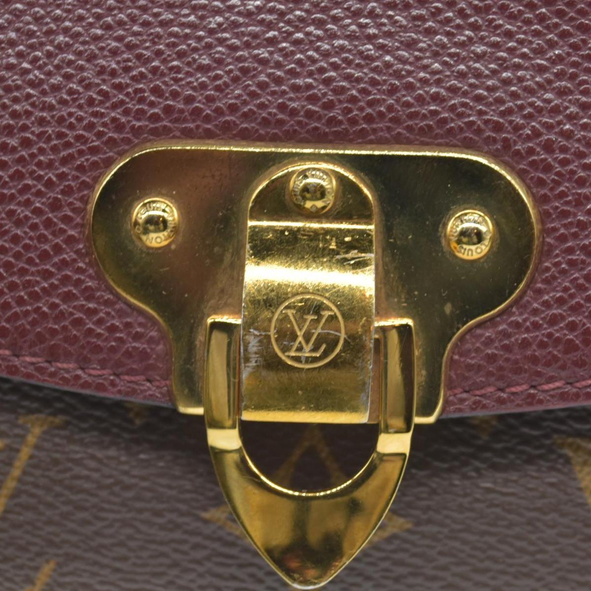 $2410 Louis Vuitton  LV Monogram Saint Placide PM Burgundy