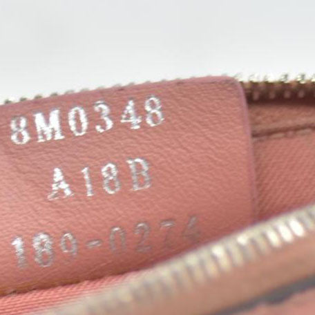 $550 FENDI F is Fendi Leather Zipped Coin Card Holder Pink