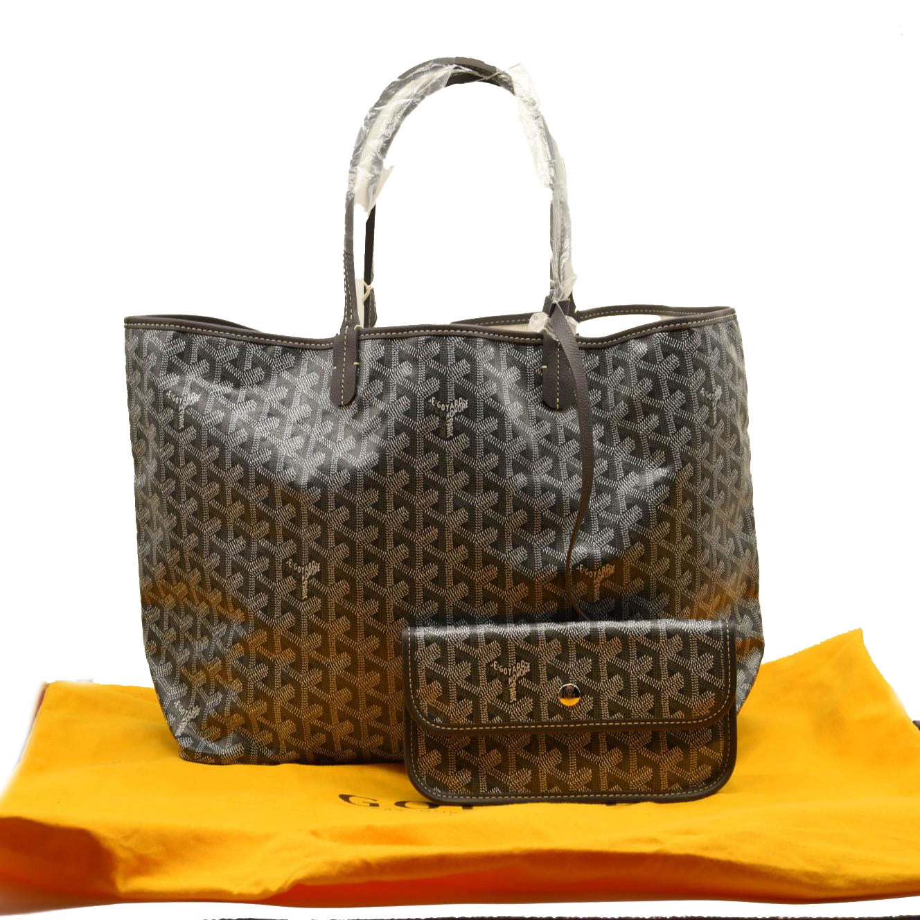 NEW GOYARD Goyardine Saint Louis PM Grey