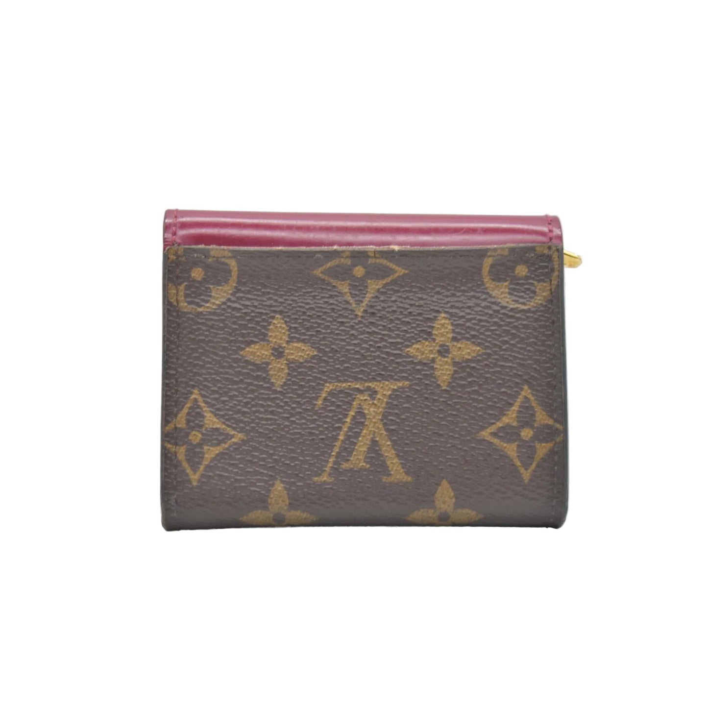 Louis Vuitton Monogram Portefeuille Zoe Mini Trifold Wallet Brown MI3210