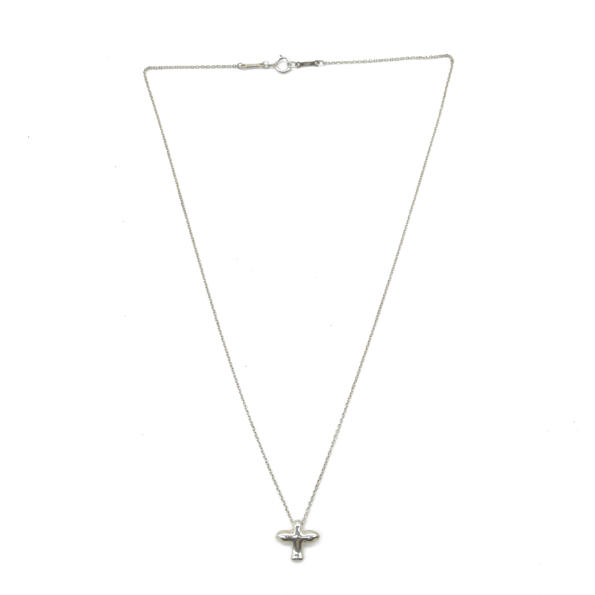 $360 Tiffany & CO Sterling Silver Elsa Peretti Mini Dove Necklace