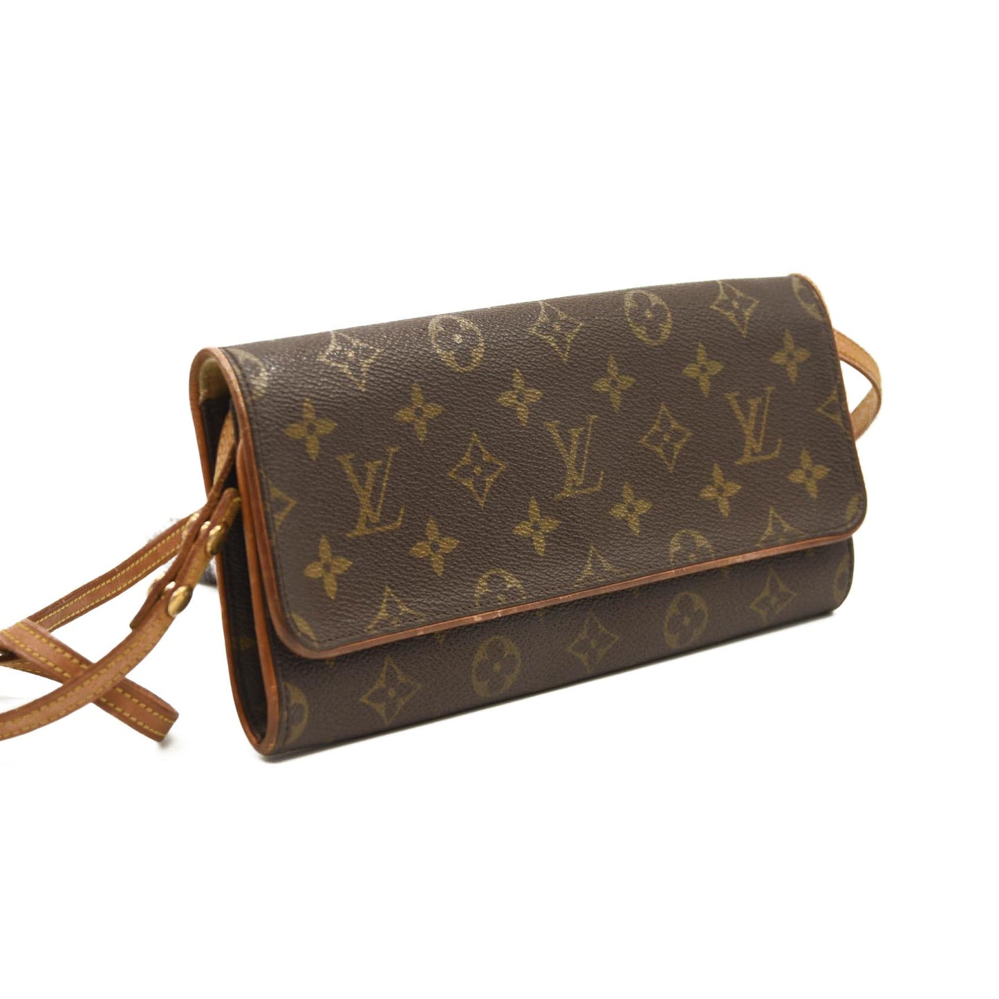 LOUIS VUITTON Monogram Pochette Twin GM