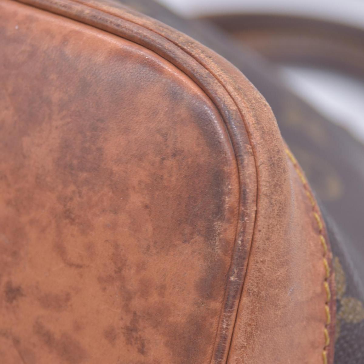 $2090 1993 Louis Vuitton Monogram Alma Tote Hand Bag Purse Brown VI0933 10021025