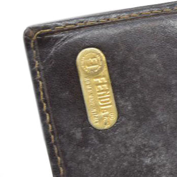 $395 Fendi Vintage Kiss Lock French Wallet