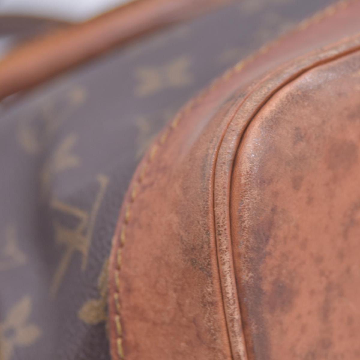 $2090 1993 Louis Vuitton Monogram Alma Tote Hand Bag Purse Brown VI0933 10021025