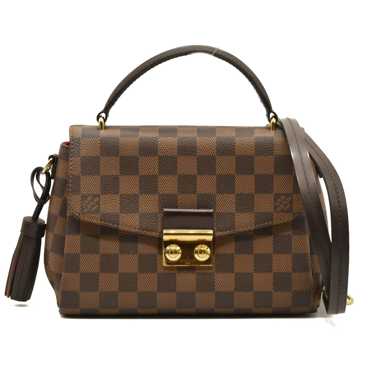 LOUIS VUITTON Damier Ebene Croisette TR1117