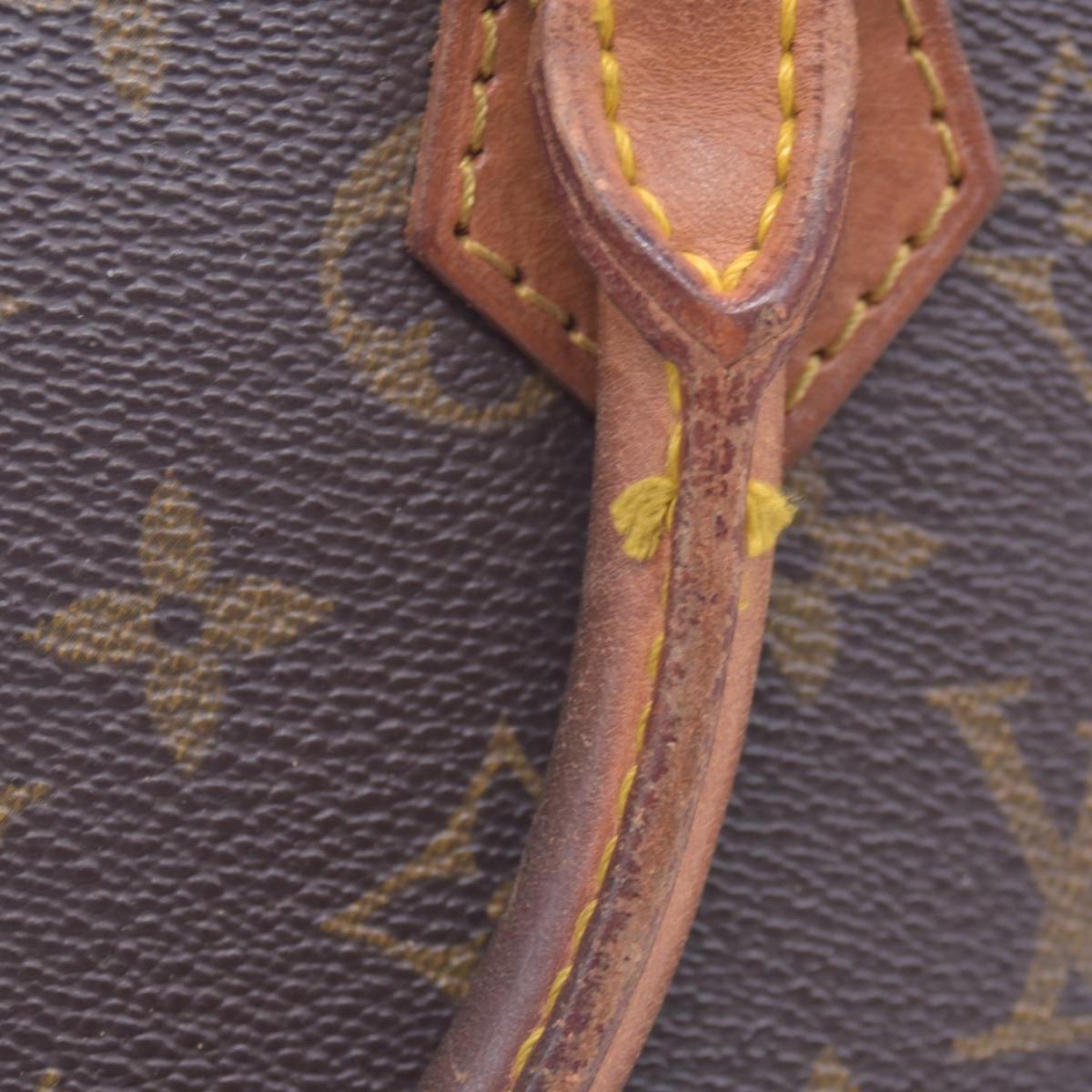 $2090 1993 Louis Vuitton Monogram Alma Tote Hand Bag Purse Brown VI0933 10021025