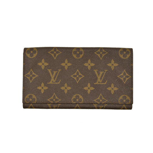 Vintage Louis Vuitton Monogram Bifold Long Wallet 844