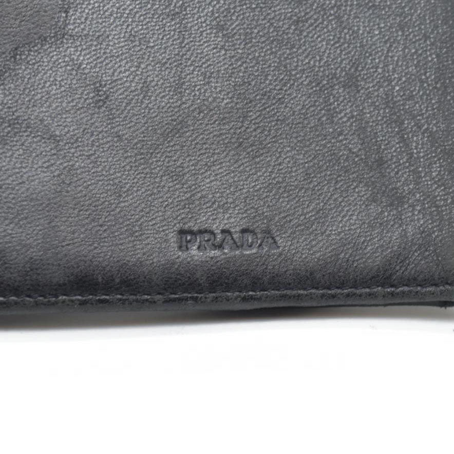 $650 Prada Saffiano Cuir Leather Wallet
