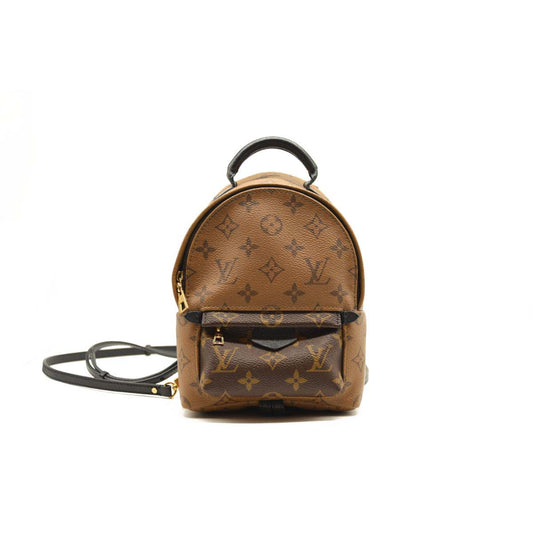 LOUIS VUITTON Reverse Monogram Palm Springs Backpack Mini