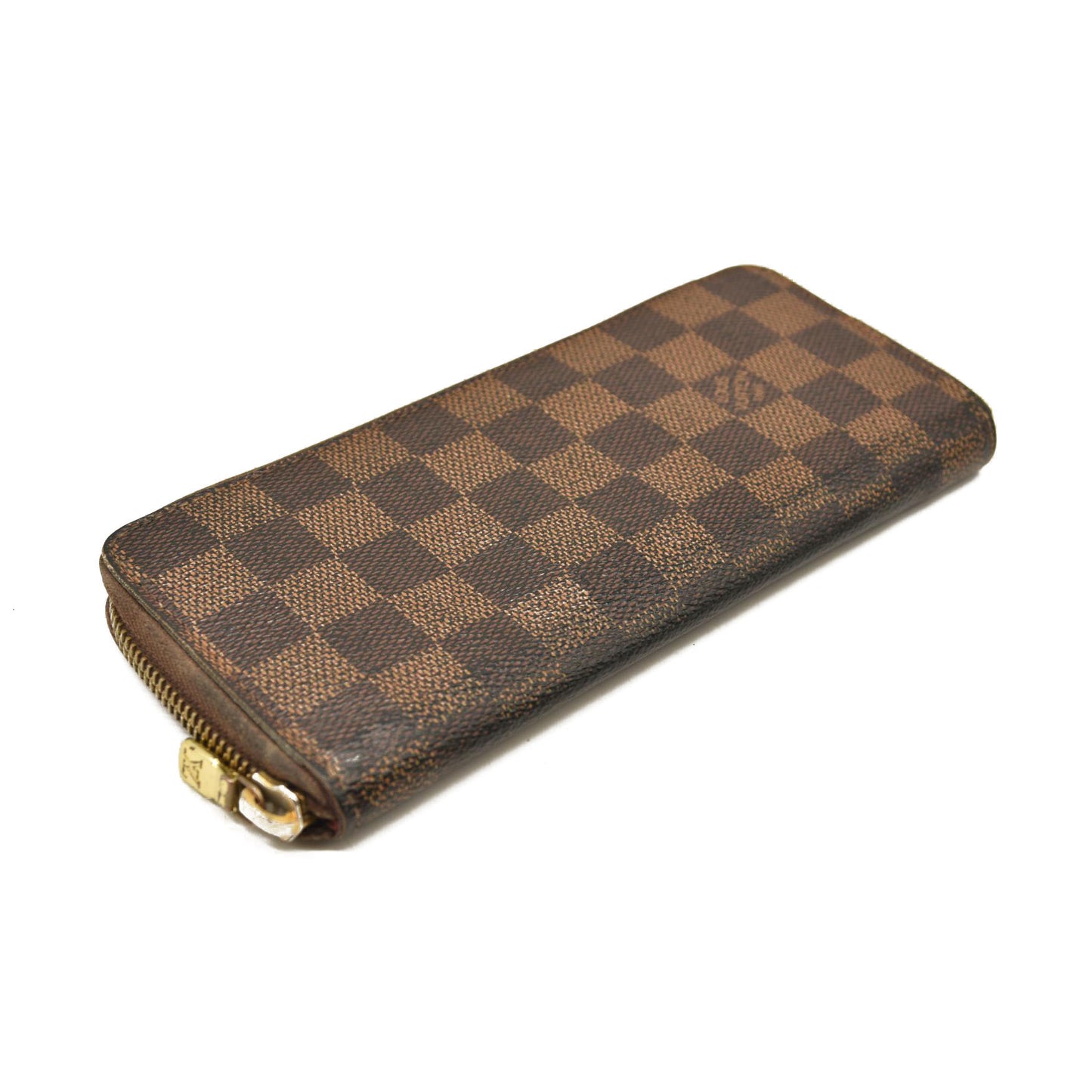 Louis Vuitton  Damier Ebene Clemence Wallet Cherry CA3107