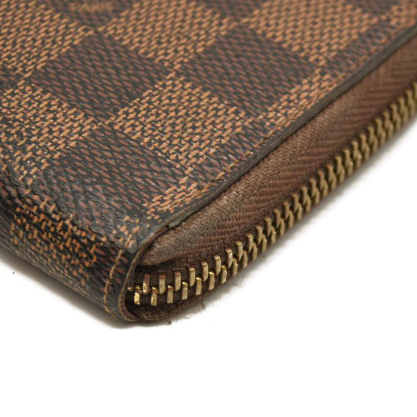 Louis Vuitton  Damier Ebene Clemence Wallet Cherry CA3107