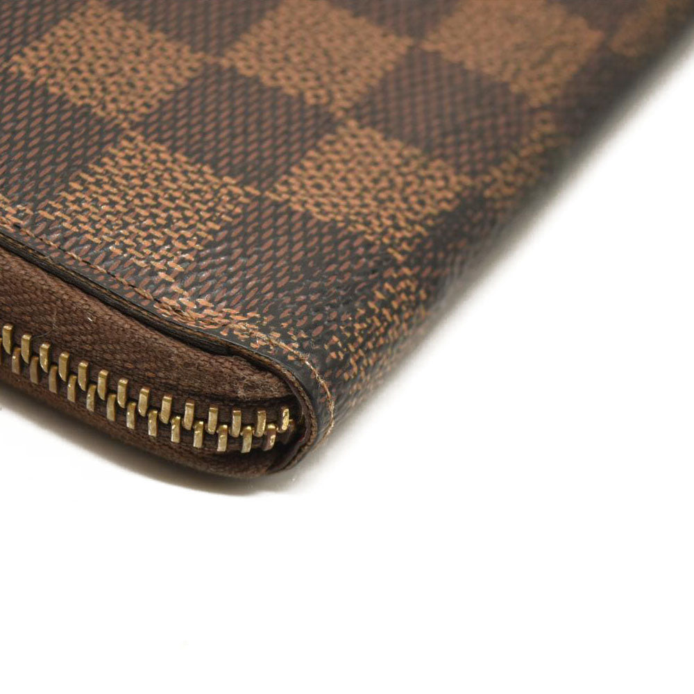 Louis Vuitton  Damier Ebene Clemence Wallet Cherry CA3107
