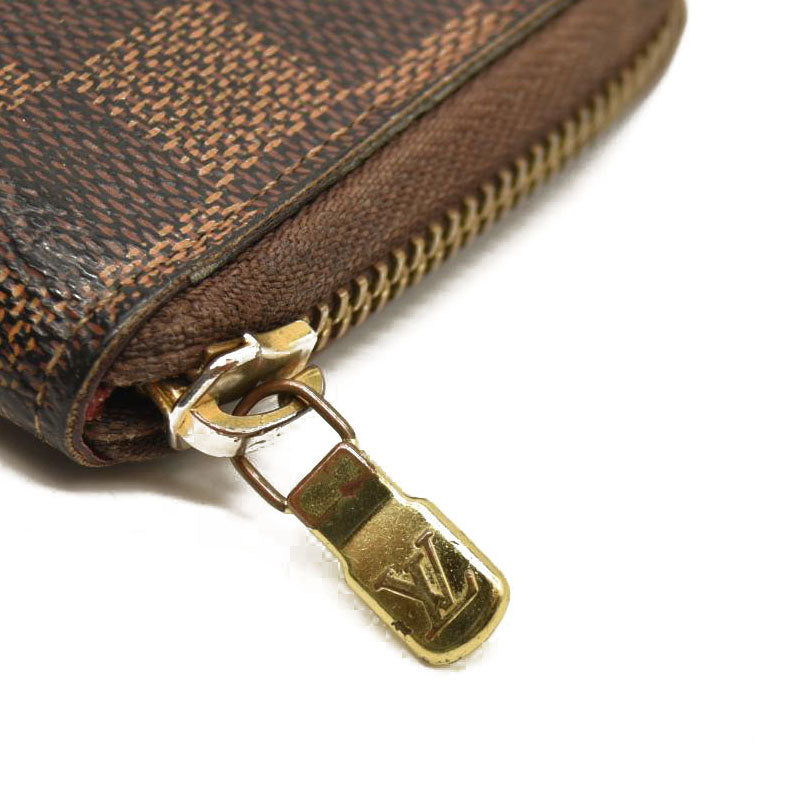 Louis Vuitton  Damier Ebene Clemence Wallet Cherry CA3107