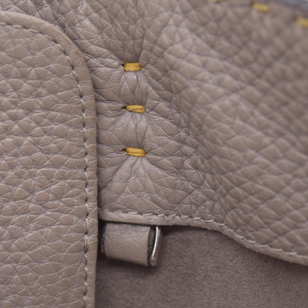 $1600 FENDI Selleria Leather Shoulder Tote Bag Yellow 10021028