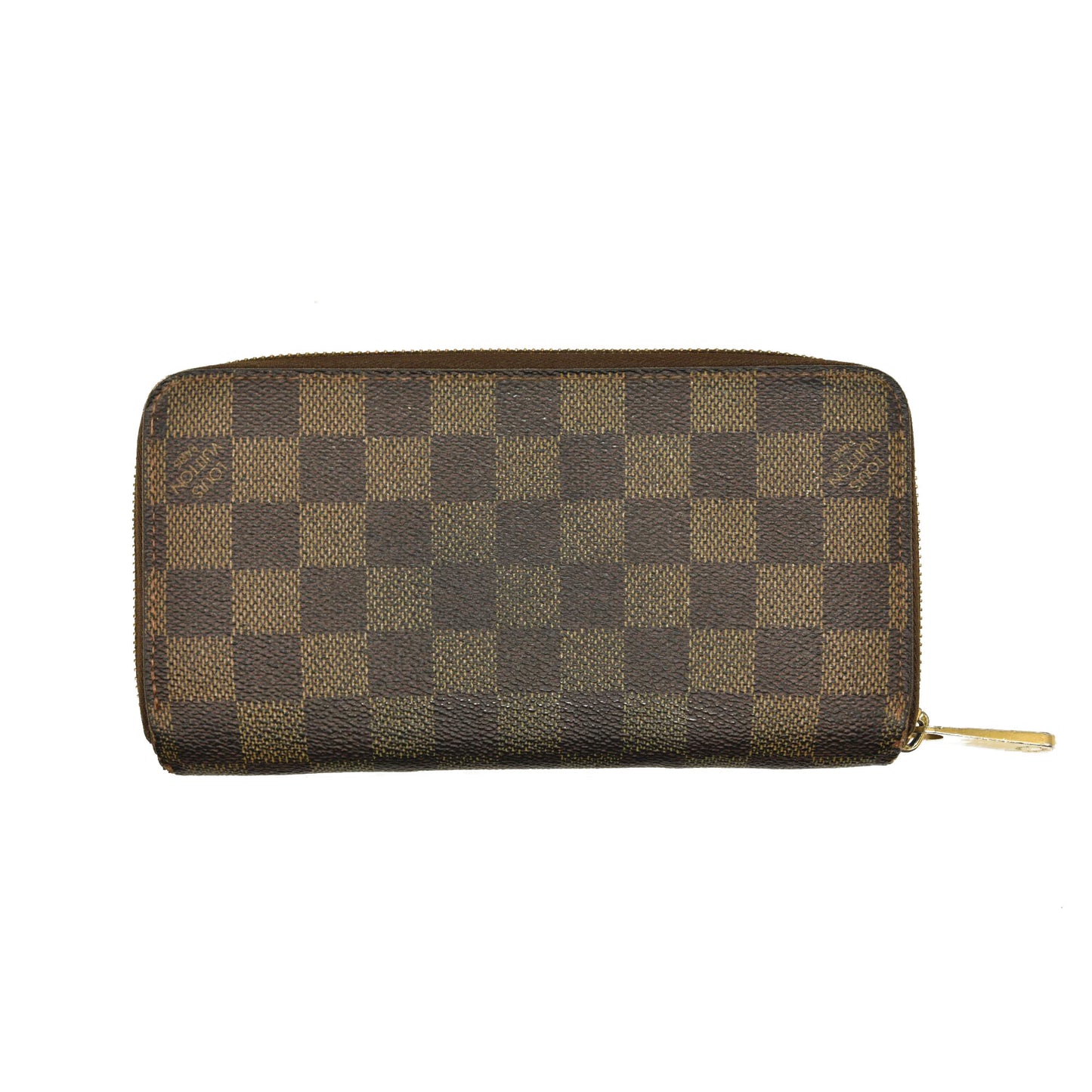 LOUIS VUITTON Damier Ebene Zippy Wallet CA1049