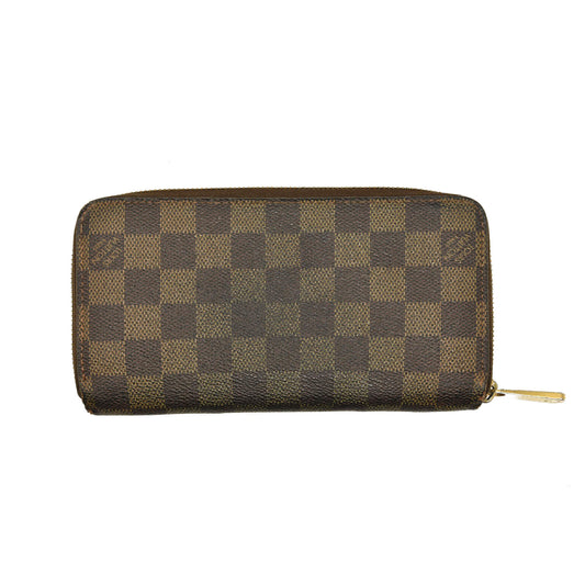 LOUIS VUITTON Damier Ebene Zippy Wallet CA1049