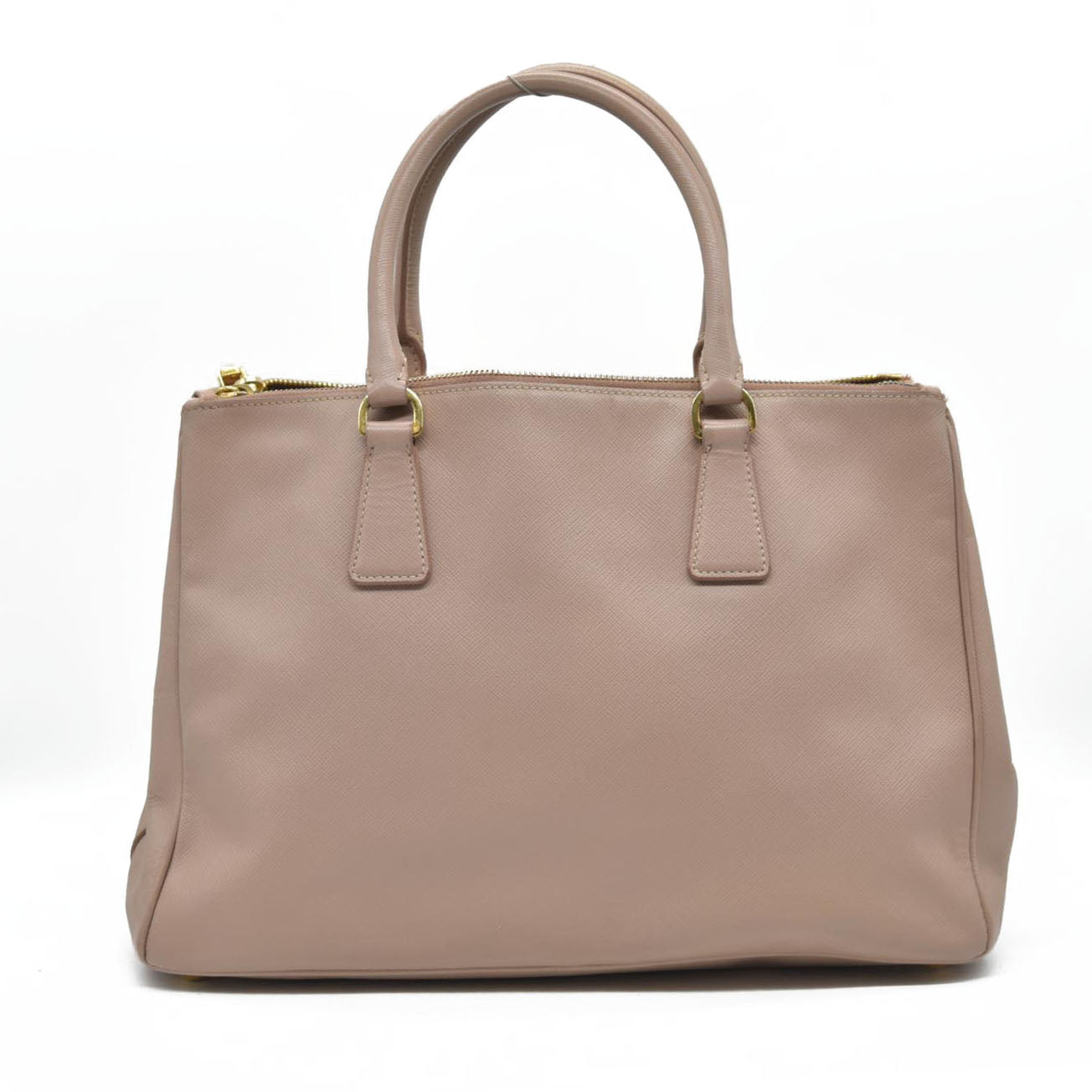 AUCTION $4500  Prada  Saffiano Medium Galleria Double Zip Tote Cammeo