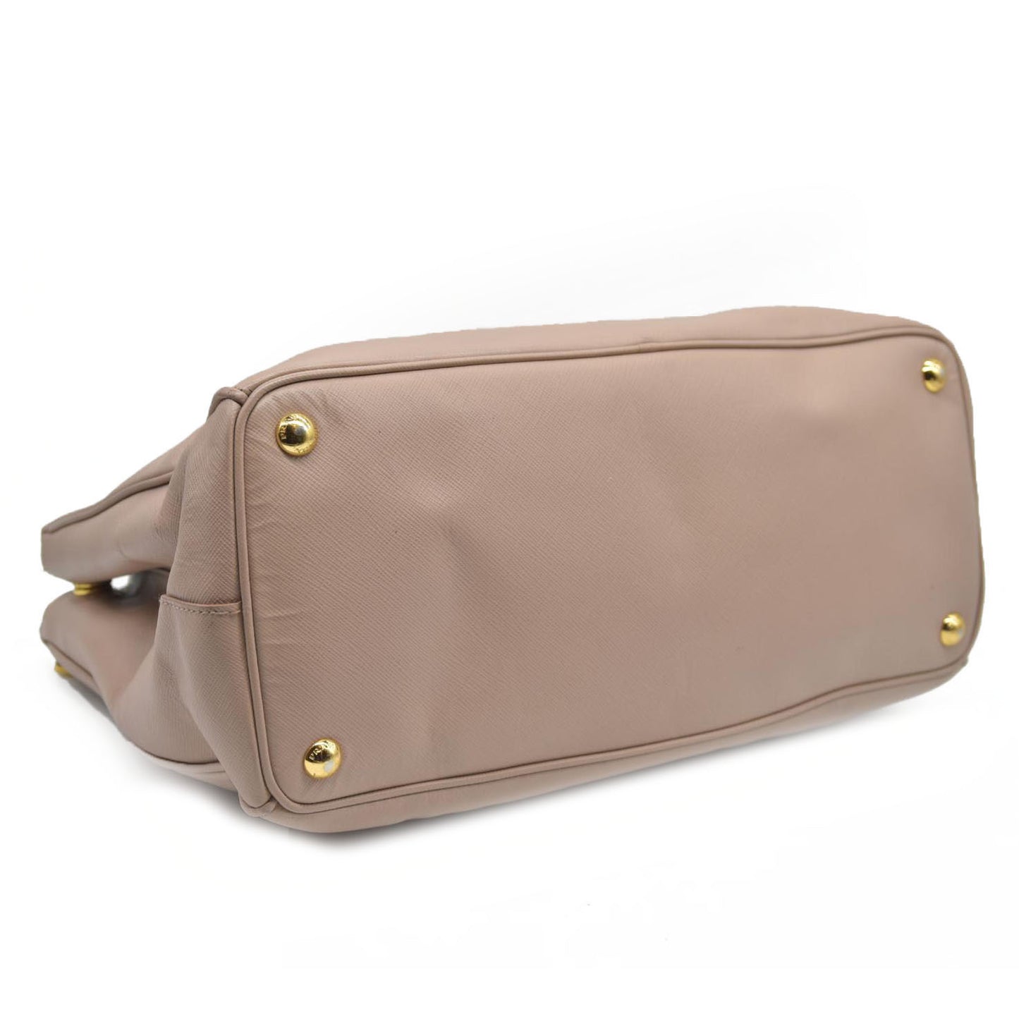 AUCTION $4500  Prada  Saffiano Medium Galleria Double Zip Tote Cammeo