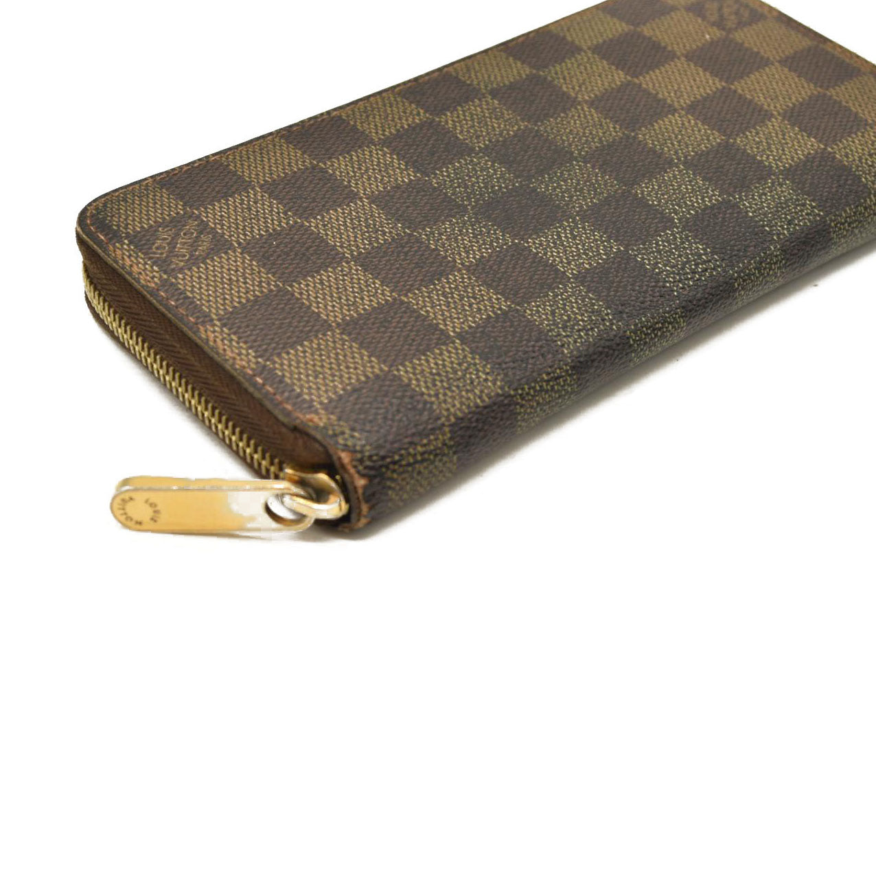 LOUIS VUITTON Damier Ebene Zippy Wallet CA1049
