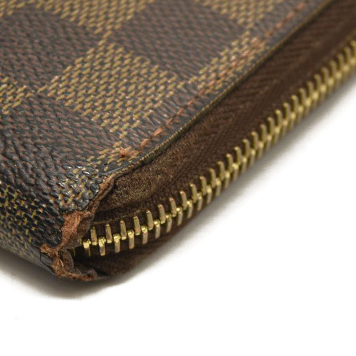 LOUIS VUITTON Damier Ebene Zippy Wallet CA1049