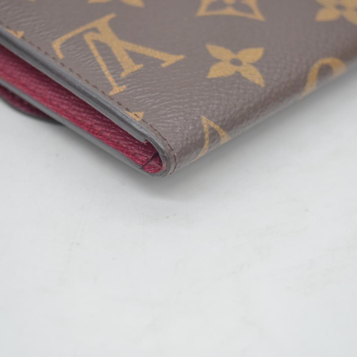 $450 2017 Louis Vuitton Monogram Porte Monnaie Rosalie Coin Purse Wallet Brown UB2137