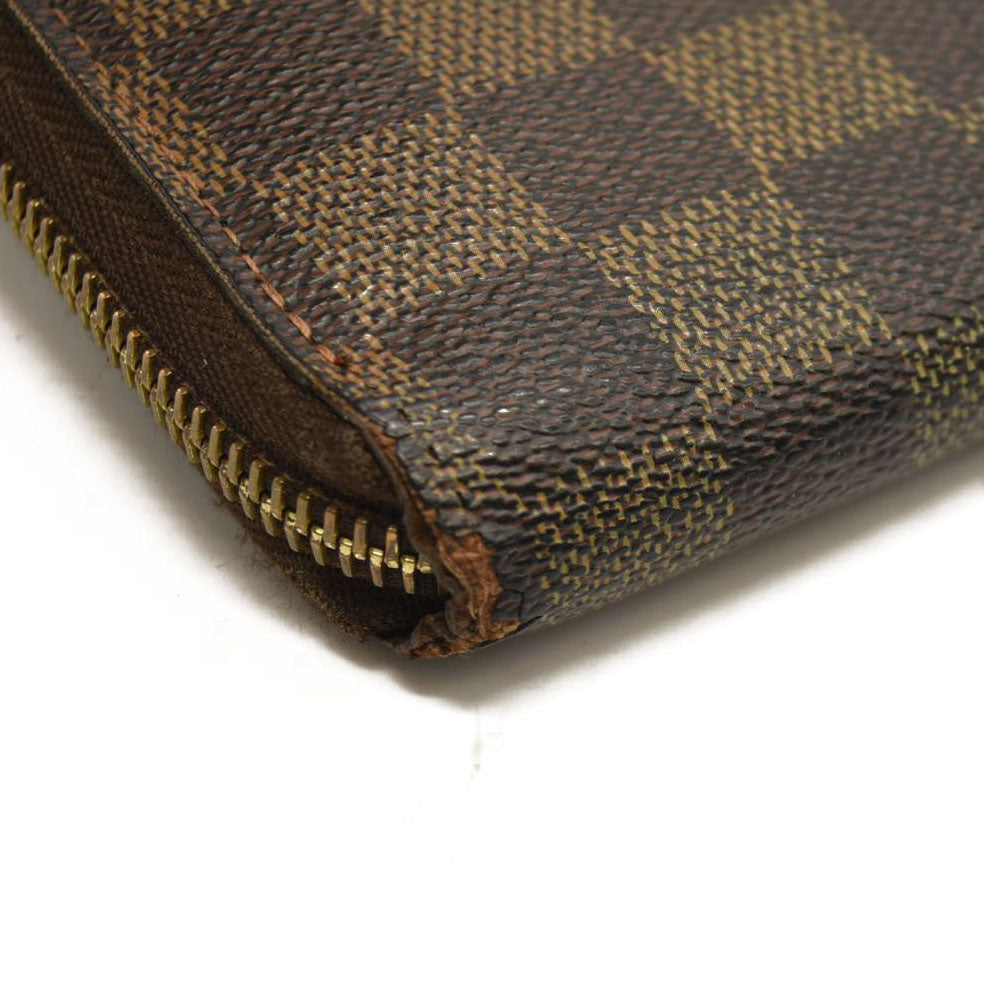 LOUIS VUITTON Damier Ebene Zippy Wallet CA1049