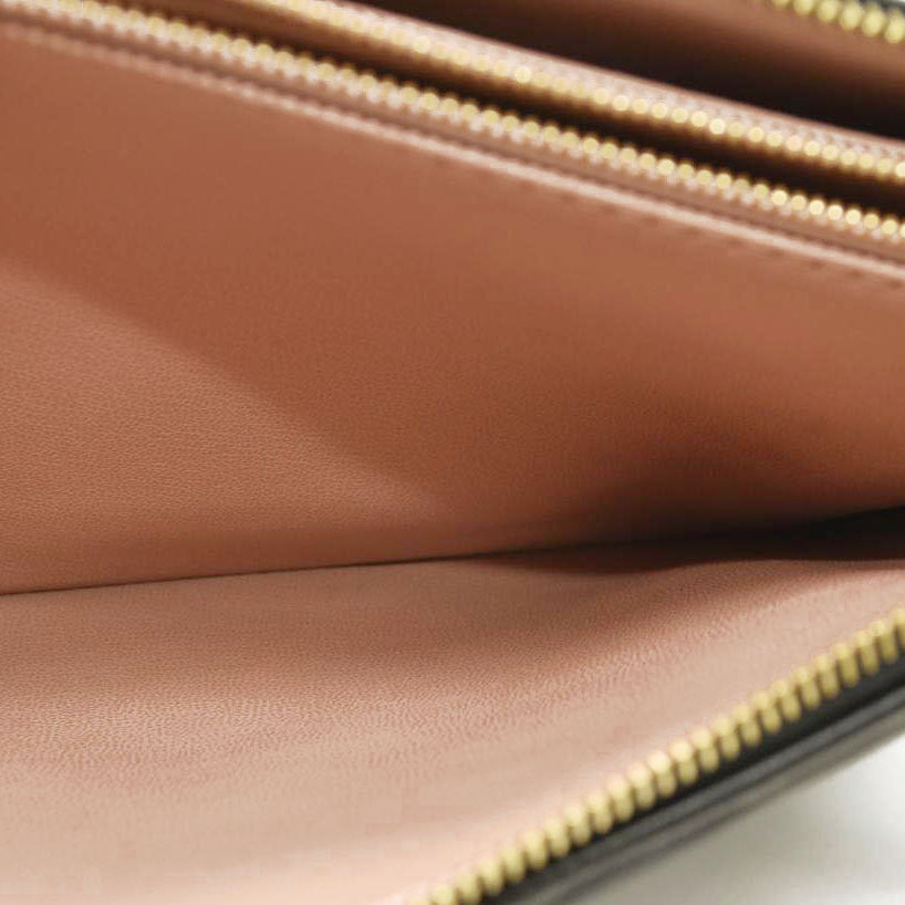 LOUIS VUITTON Lambskin Embossed Monogram Coussin PM Black