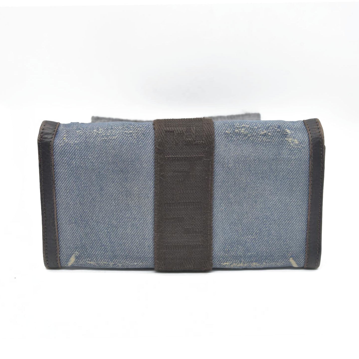 $545 Fendi Women's Wallet Jeans  Calf color leather