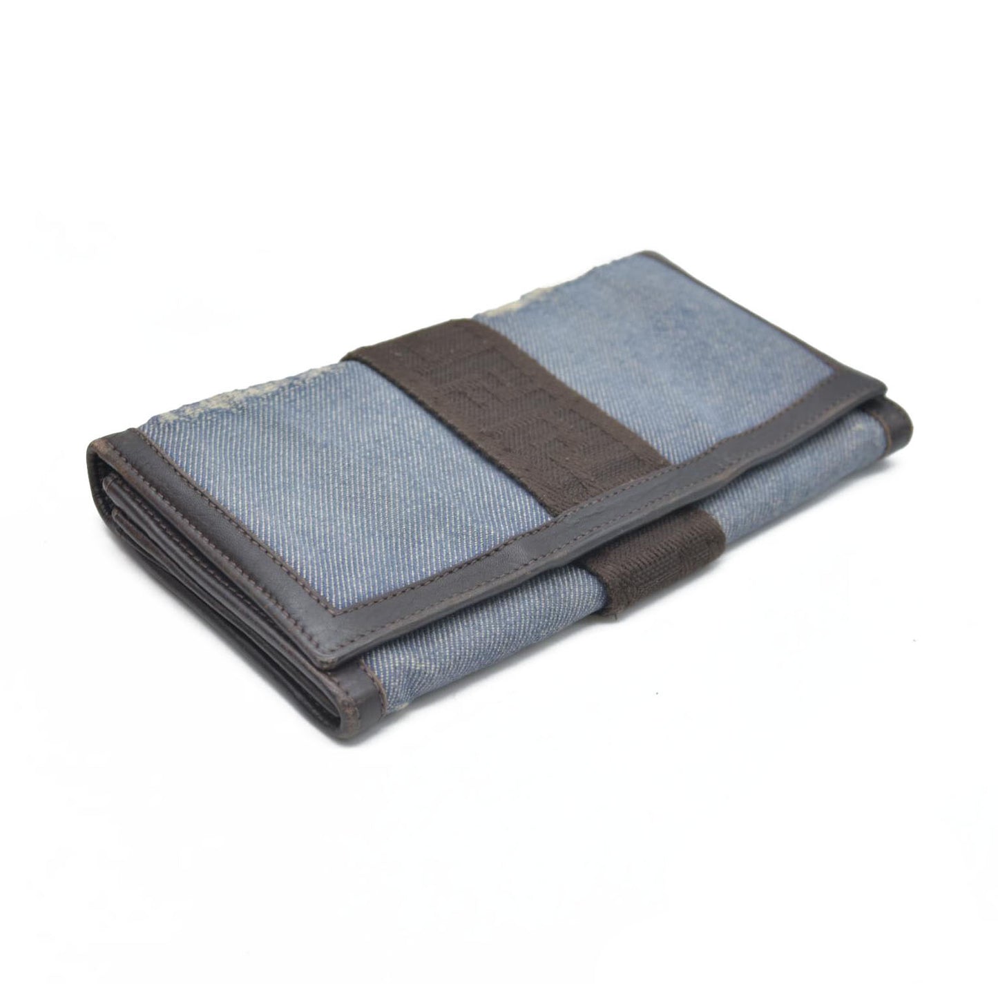 $545 Fendi Women's Wallet Jeans  Calf color leather