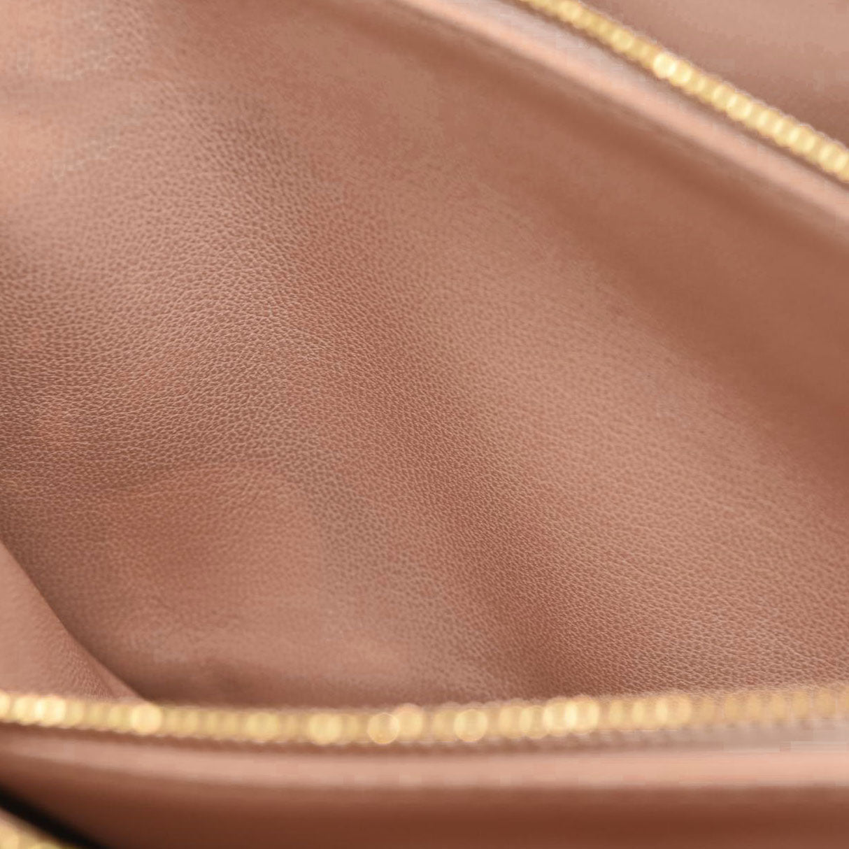 LOUIS VUITTON Lambskin Embossed Monogram Coussin PM Black