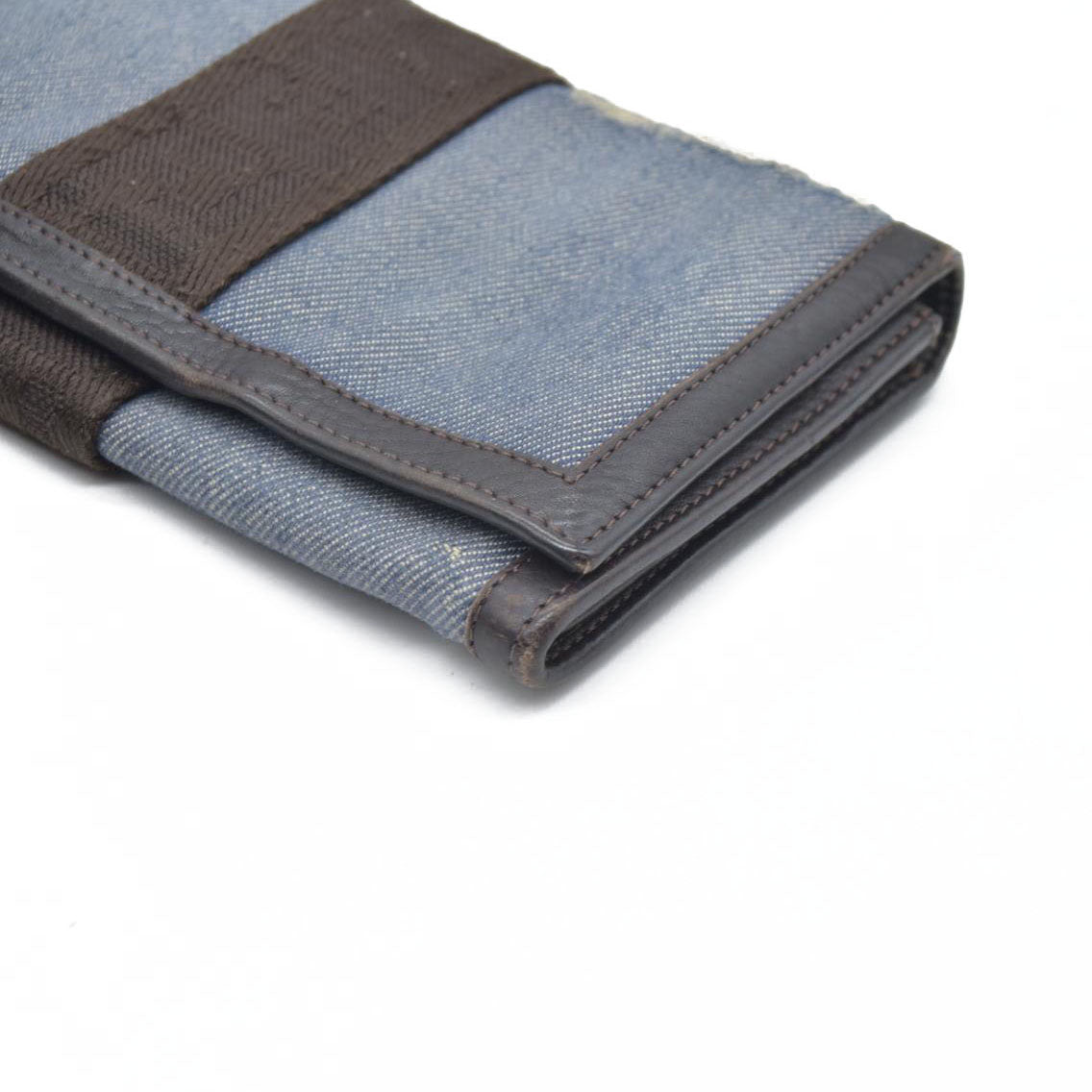 $545 Fendi Women's Wallet Jeans  Calf color leather