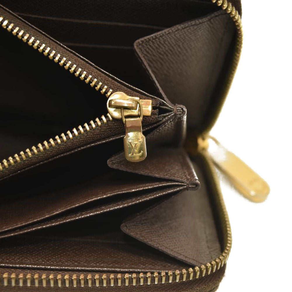 LOUIS VUITTON Damier Ebene Zippy Wallet CA1049
