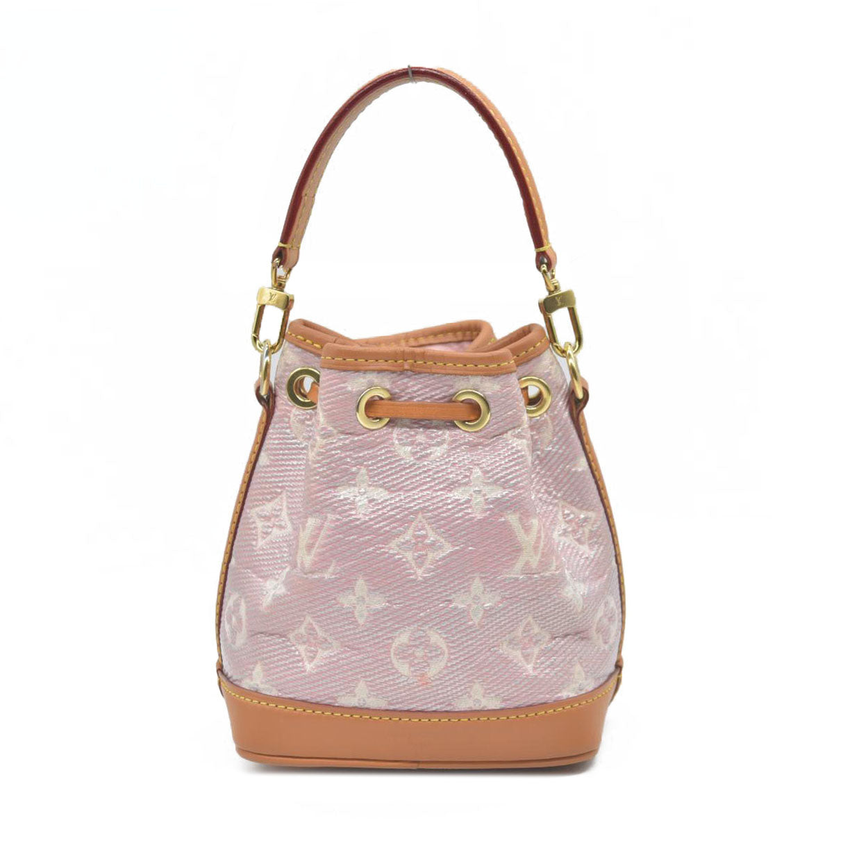 $2260 Louis Vuitton Monoglam Nano Noe Rose