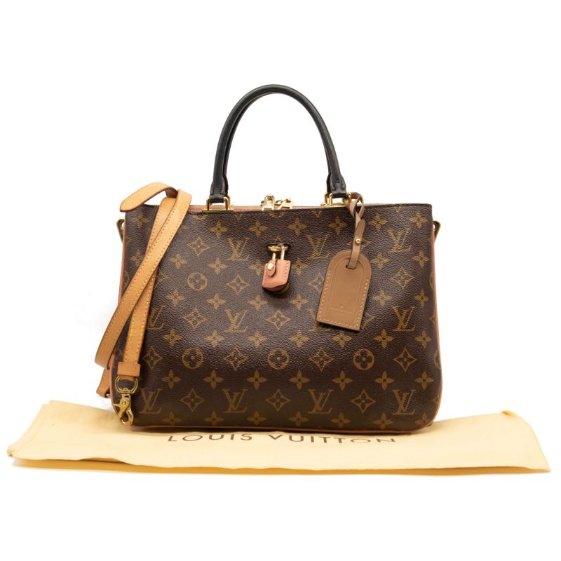 USED Louis Vuitton Monogram Millefeuille Sesame Peach Tote