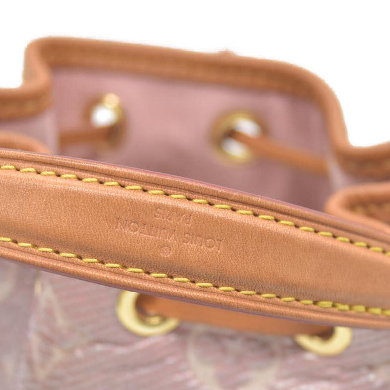 $2260 Louis Vuitton Monoglam Nano Noe Rose