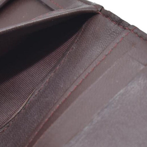 Chanel  Crumpled Calfskin Quilted Card Holder Wallet So Black