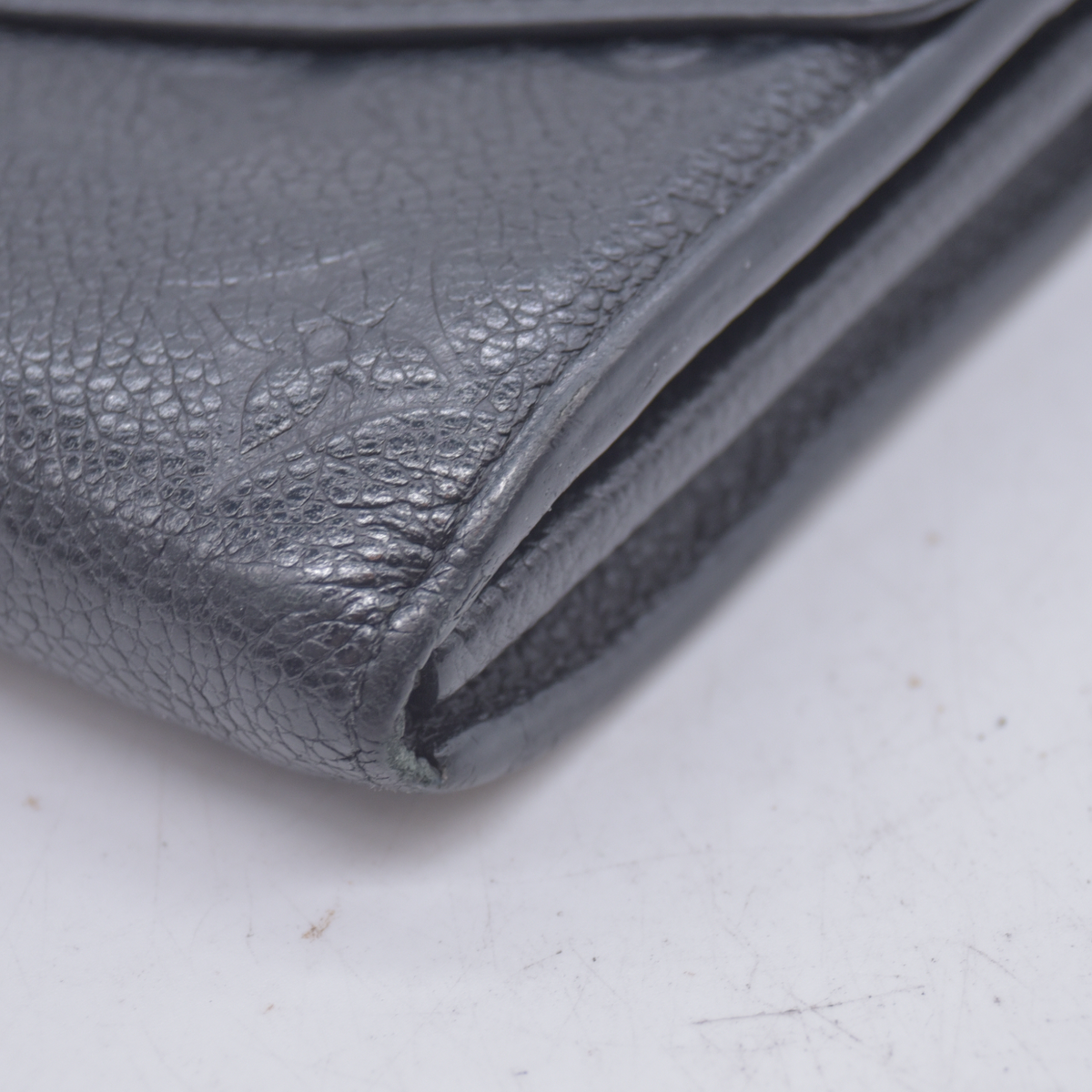 $1060 2015 Louis Vuitton Empreinte Sarah Wallet NM Black CA4105