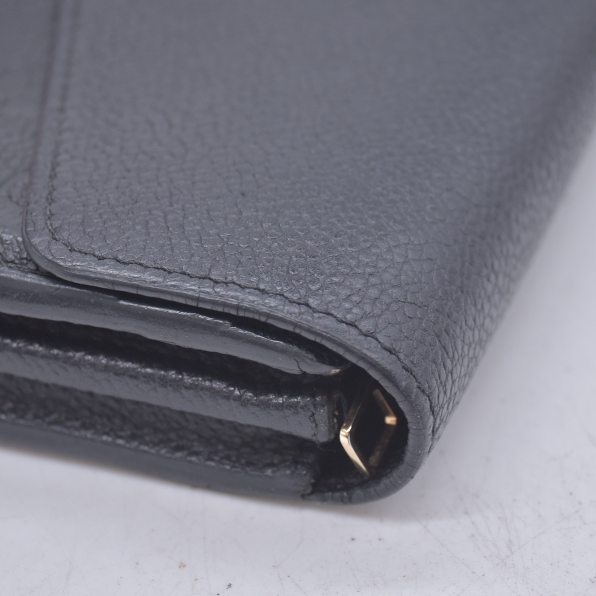 $1060 2015 Louis Vuitton Empreinte Sarah Wallet NM Black CA4105