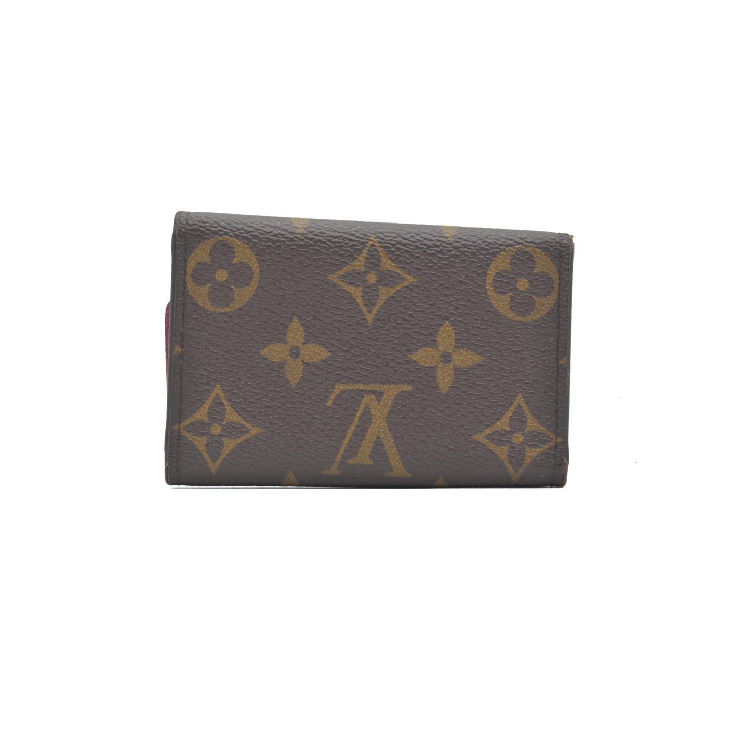 $345 Louis Vuitton Monogram 6 Key Multicles Holder Fuchsia RFID