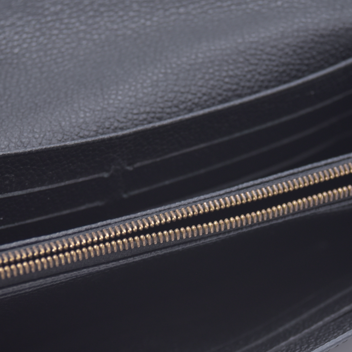 $1060 2015 Louis Vuitton Empreinte Sarah Wallet NM Black CA4105