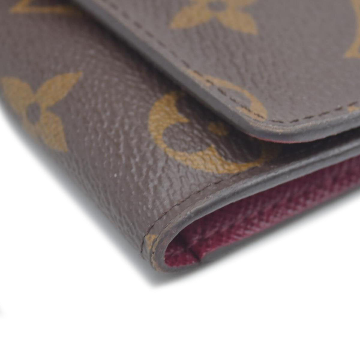 $345 Louis Vuitton Monogram 6 Key Multicles Holder Fuchsia RFID